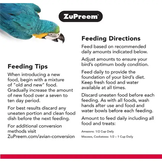 ZuPreem Smart Selects Bird Food for Large Birds Photo 2