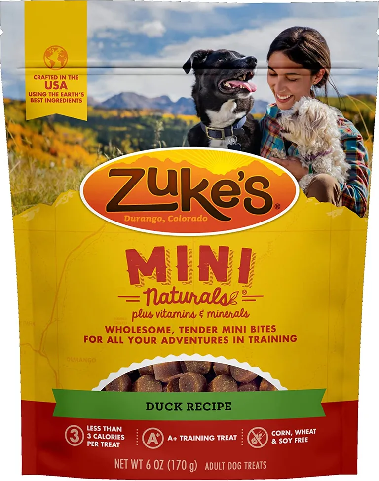 Zuke's Mini Naturals Moist Dog Treats - Delicious Duck Recipe Photo 1