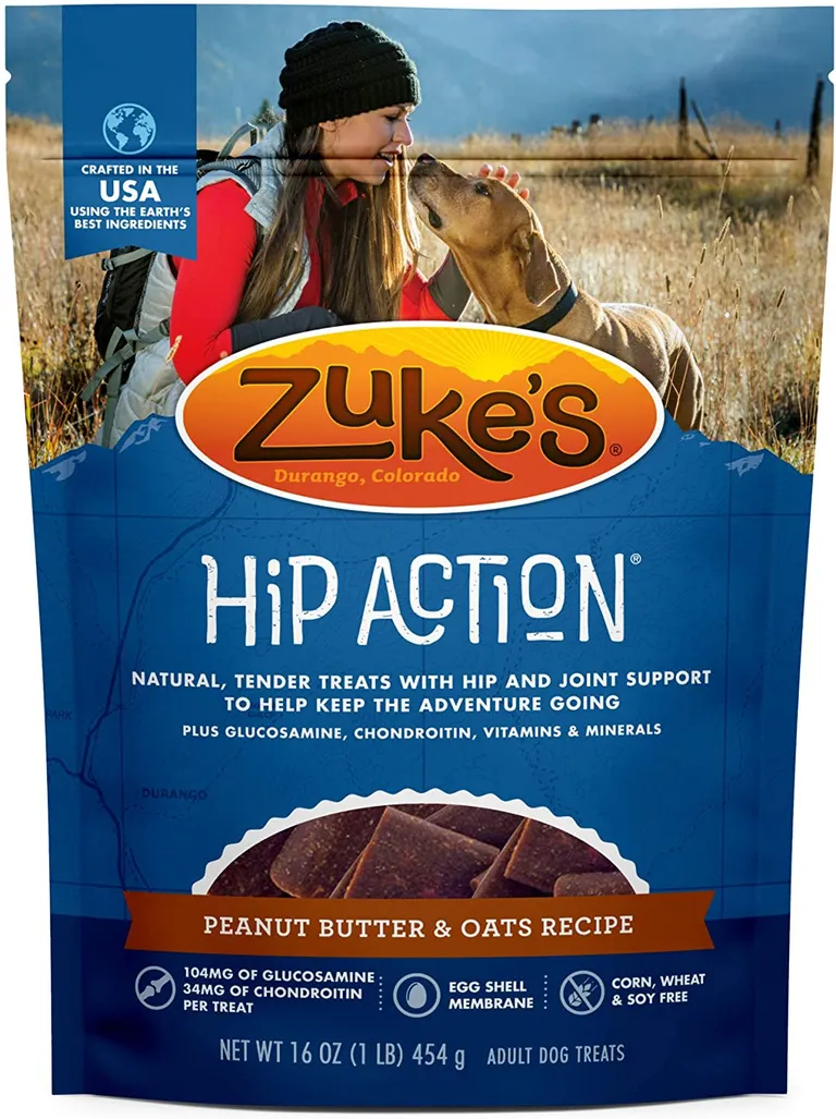 Zukes Hip Action Dog Treats - Peanut Butter & Oats Recipe Photo 1