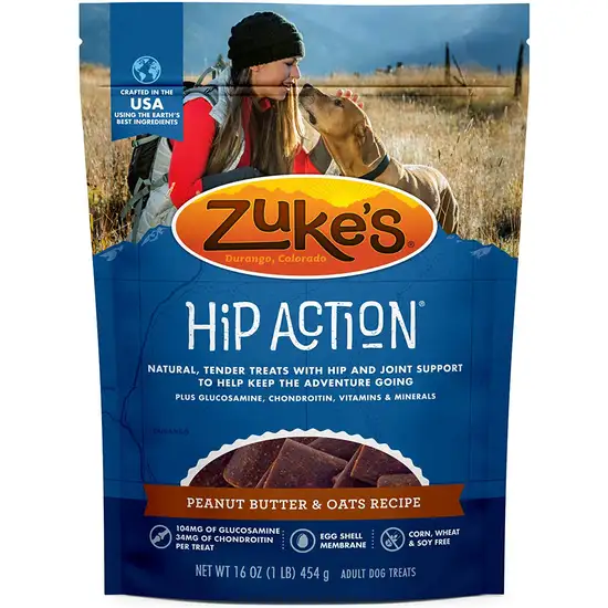 Zukes Hip Action Dog Treats - Peanut Butter & Oats Recipe Photo 1