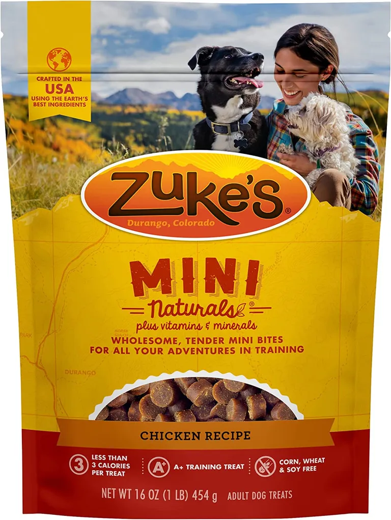 Zukes Mini Naturals Dog Treat - Roasted Chicken Recipe Photo 1