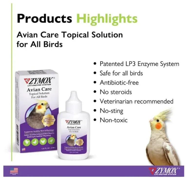 Zymox Avian Care Topical Spray for All Birds Photo 2